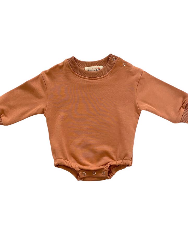 Barboteuse | Orange rouille pour la vente par Clover and Bear