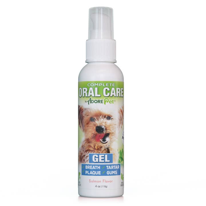 Gel Completo para Cuidados Orais 4 oz - Salmão por atacado de ADORE Pet