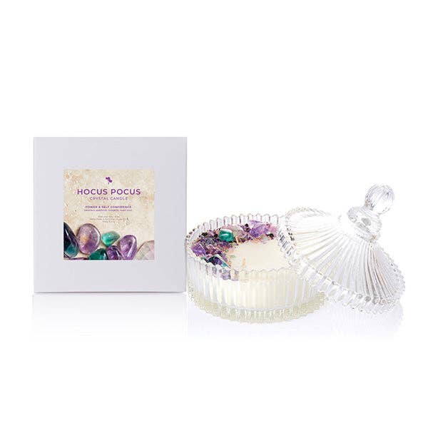 Silk oil of Morocco - Wholesale Jar/filled candle - Hocus Pocus Crystal Candle - Extra Large6