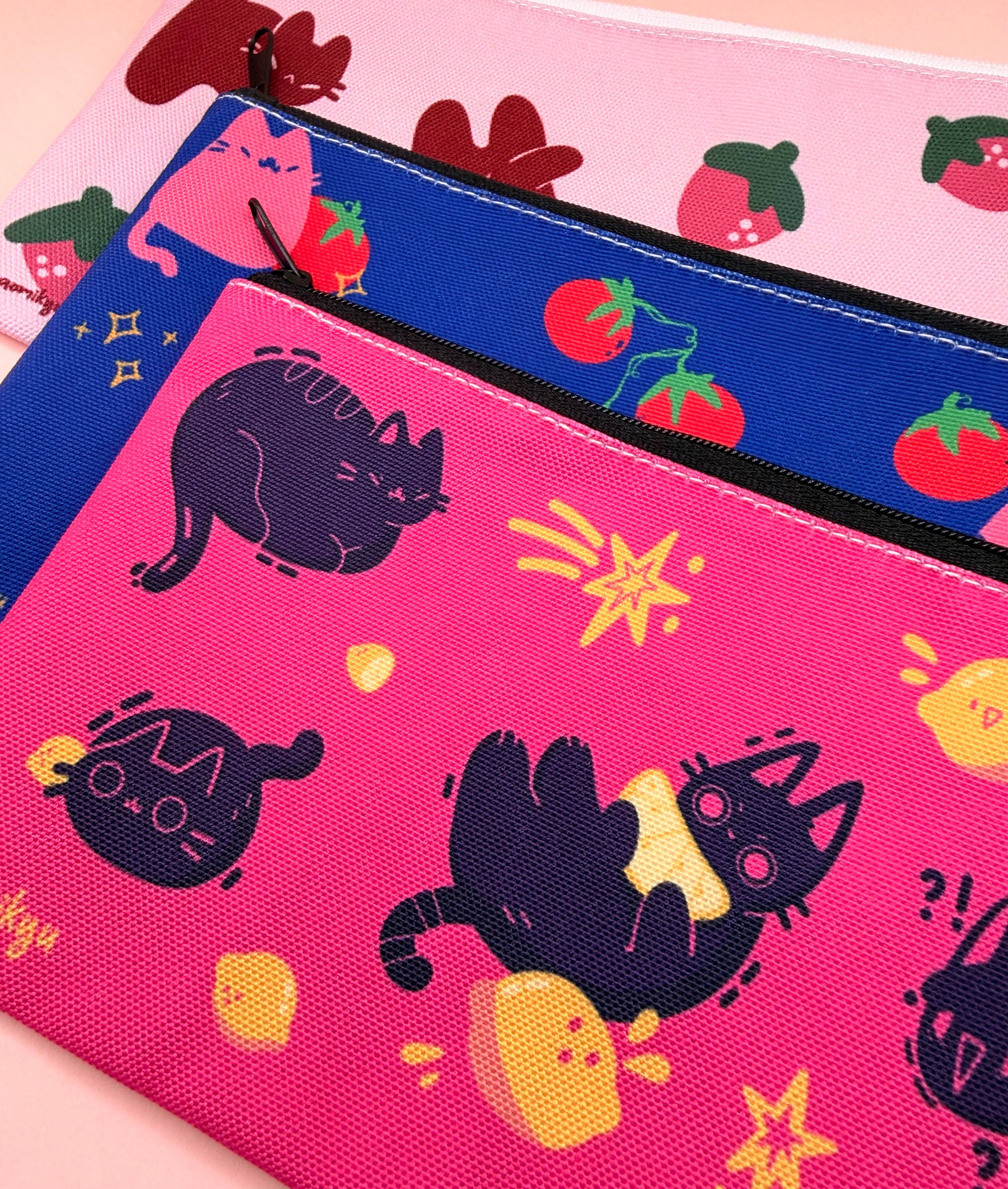 Nyaomikyu - Wholesale Pencil Case/Pouch - Tomato Cats Pouch2