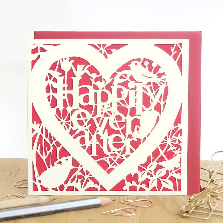 Happy Ever After Card, Wedding card, Engagement card for wholesale by Chow's Stories