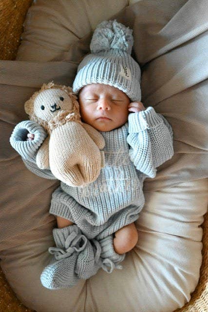 Brave Little Lamb the Label - Wholesale Newborn/Knit Hat - Baby - Knit Pom Beanie8