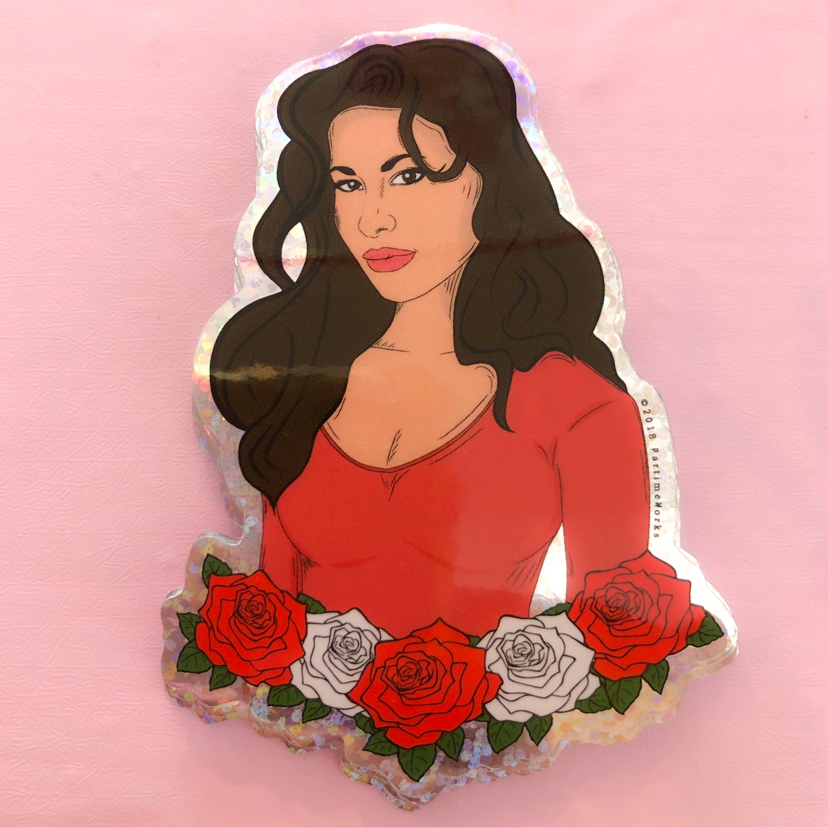 PARTIMEWORKS - Wholesale Sticker - Selena - La Bonita 3" Sticker5