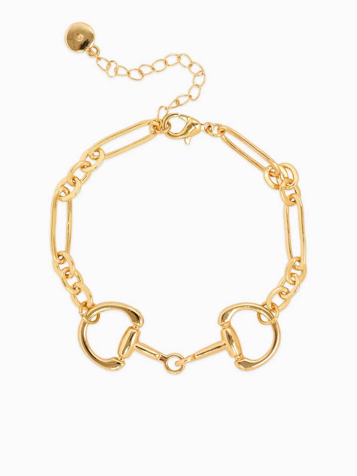 Horsebit Oval Link Chain Bracelet for wholesale by Sessori