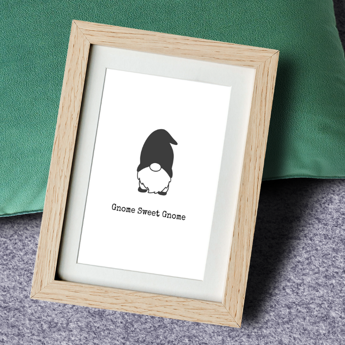 Witty Words - Cards and Wall Art - Wholesale Picture Frame - 4 in 1 Gnome & DIY Display with Storage - Frame Set2