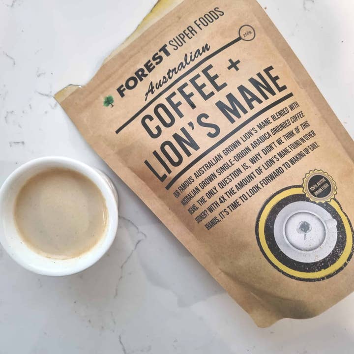 Forest Super Foods - Wholesale Ground coffee - Australian Coffee + Lions Mane Mushroom3