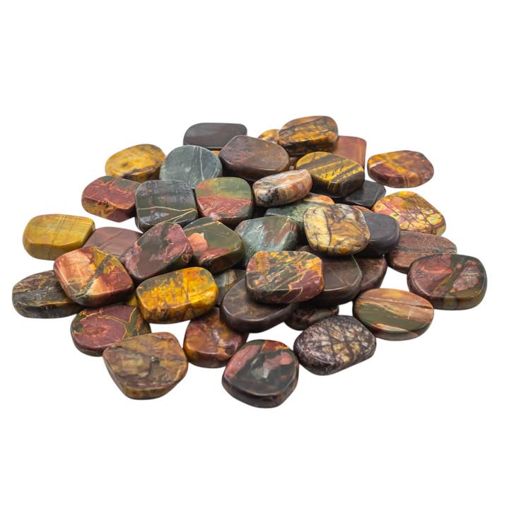 Quasar Gems USA - Wholesale Spiritual Stone/Crystal - Cherry Creek Jasper Smooth Small 1/2Kg-1Lbs1