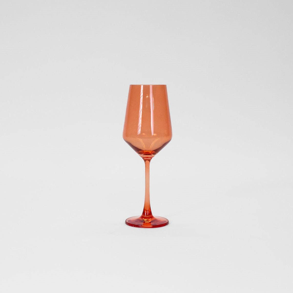 GlassHauseCo - Wholesale Wine Glass - Aperol Orange - Colored Wine Glass2