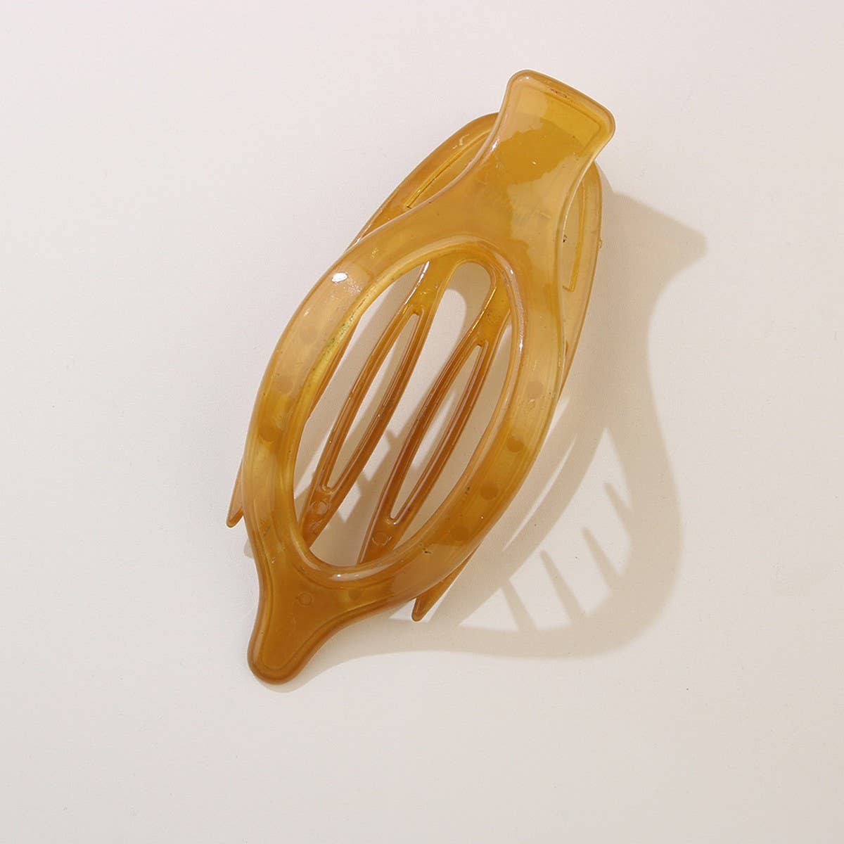 ACCITY - Wholesale Hair Clip - Women's - Glossy Matte Oval Hair Clip-Large Duckbill Style_CWAHA0747917