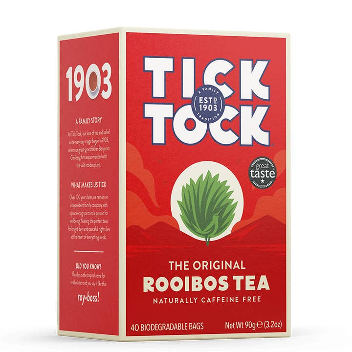 Tick Tock Tea - Wholesale Tea Bags - TICK TOCK-ORGANIC Rooibos Tea7