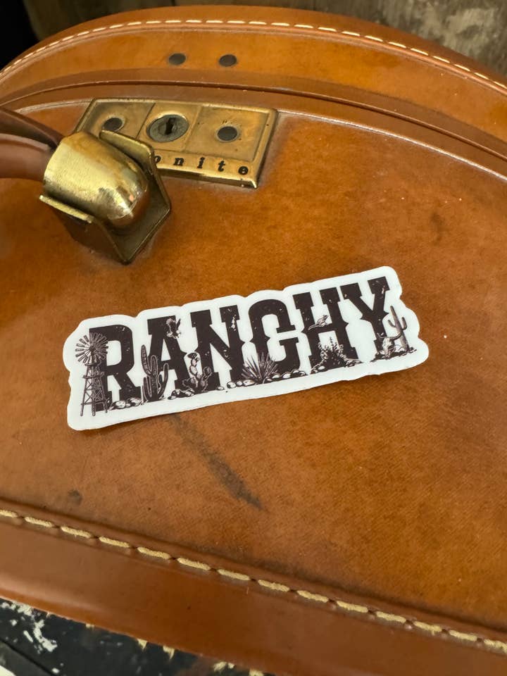 Ranchy sticker for wholesale by Rockin A Design