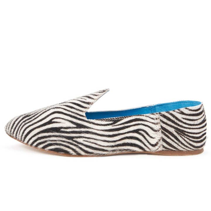 Leather Slide Loafer - Zebra N.2 for wholesale by Our Stories Are Yours