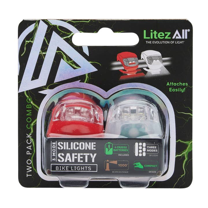 LitezAll - Wholesale Biking Accessories - LitezAll LED Bike Safety Lights Headlight and Tail Light24