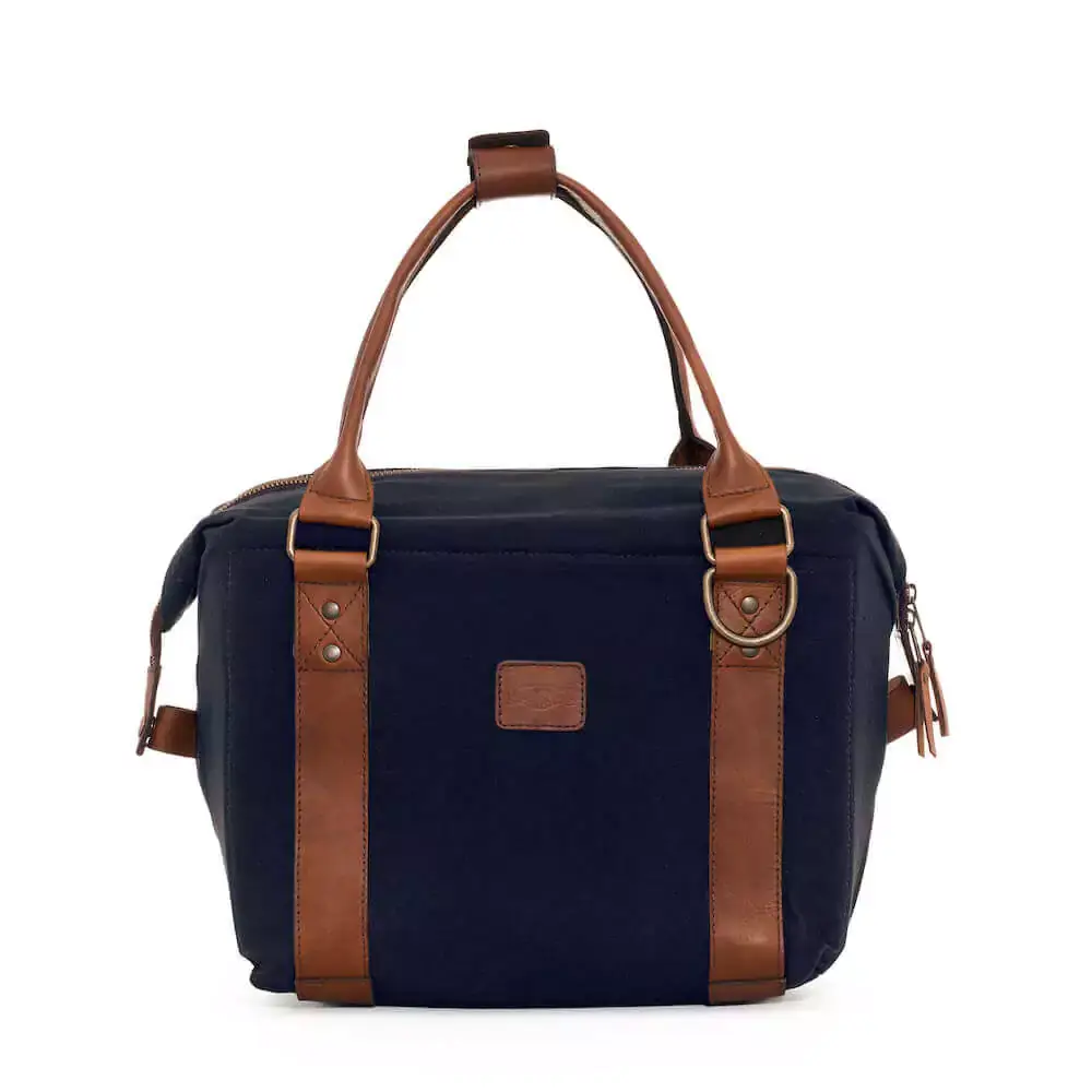 Mission Mercantile Leather Goods – Engroshandel Køletaske – Hvid Wing Voksbehandlet lærred Cooler18