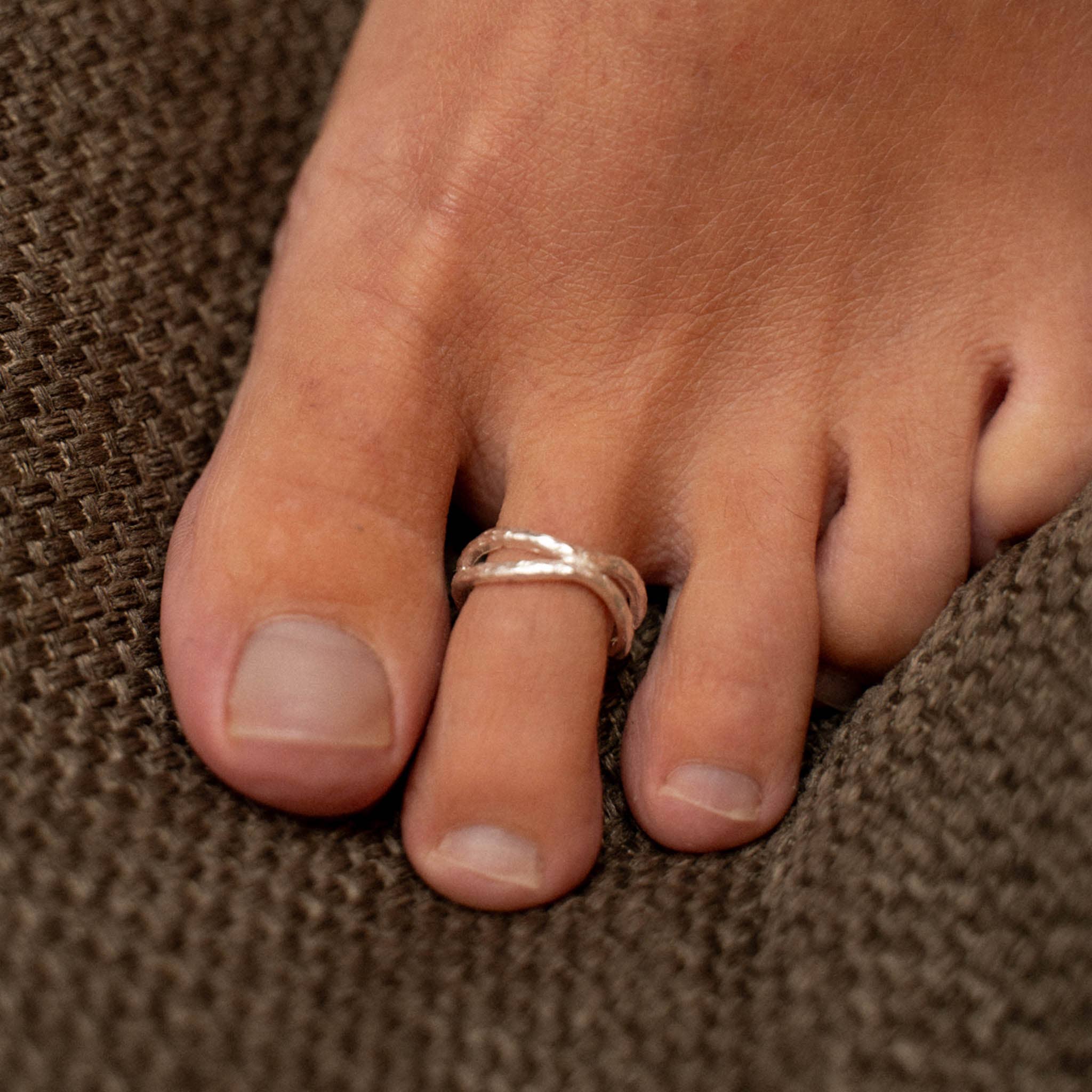 Pineapple Island – Engroshandel Tå-ring – Lagdelte dybe bølger tå ring0