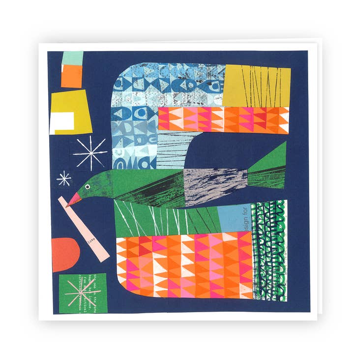 love bird christmas card for wholesale by Clare Youngs