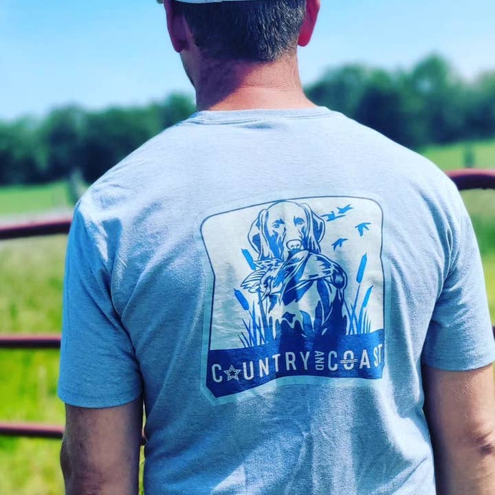 Hunting Dog Triblend Tee for wholesale by Country & Coast