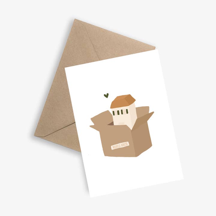 Nuovo Indirizzo - Nuovo Indirizzo - Cartolina Semplice per la vendita all'ingrosso da parte di LE PAPIER GRAPHIQUE