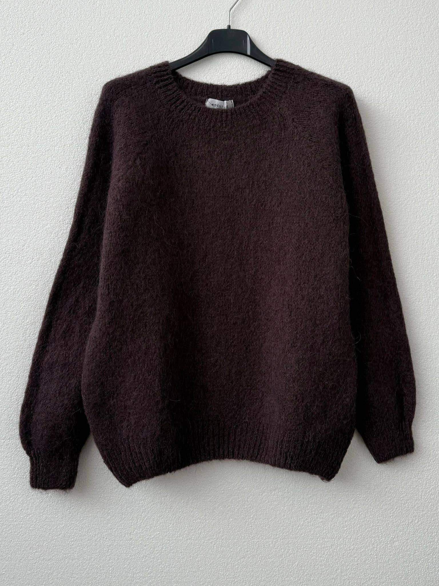 NOELINE - Wholesale Knit Sweater - Women's - Round neck sweater 50% alpaca 18192