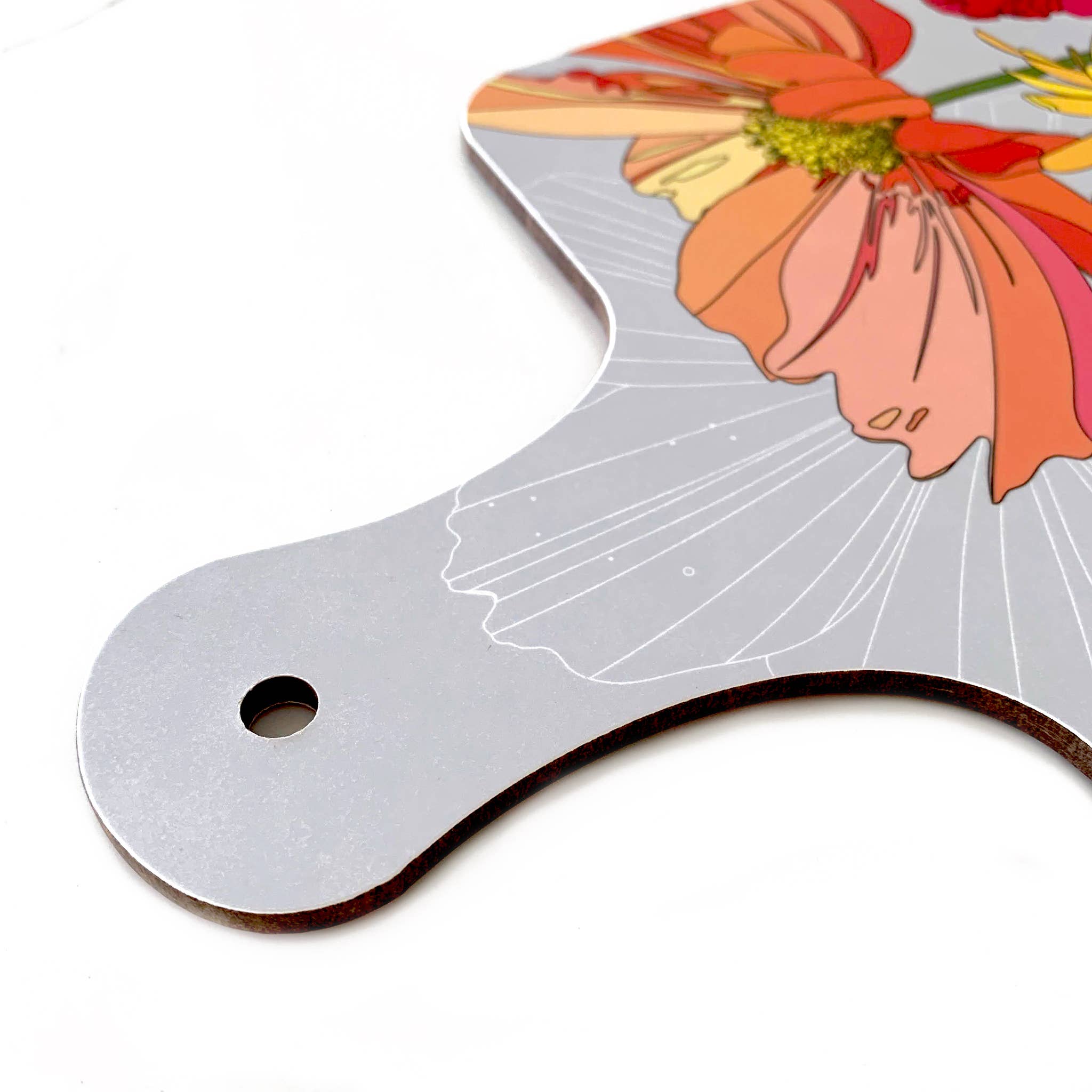 Bean and Bemble - Wholesale Cheese Board - Cheese Board Double Sided Large Melamine Summer Poppies Floral3
