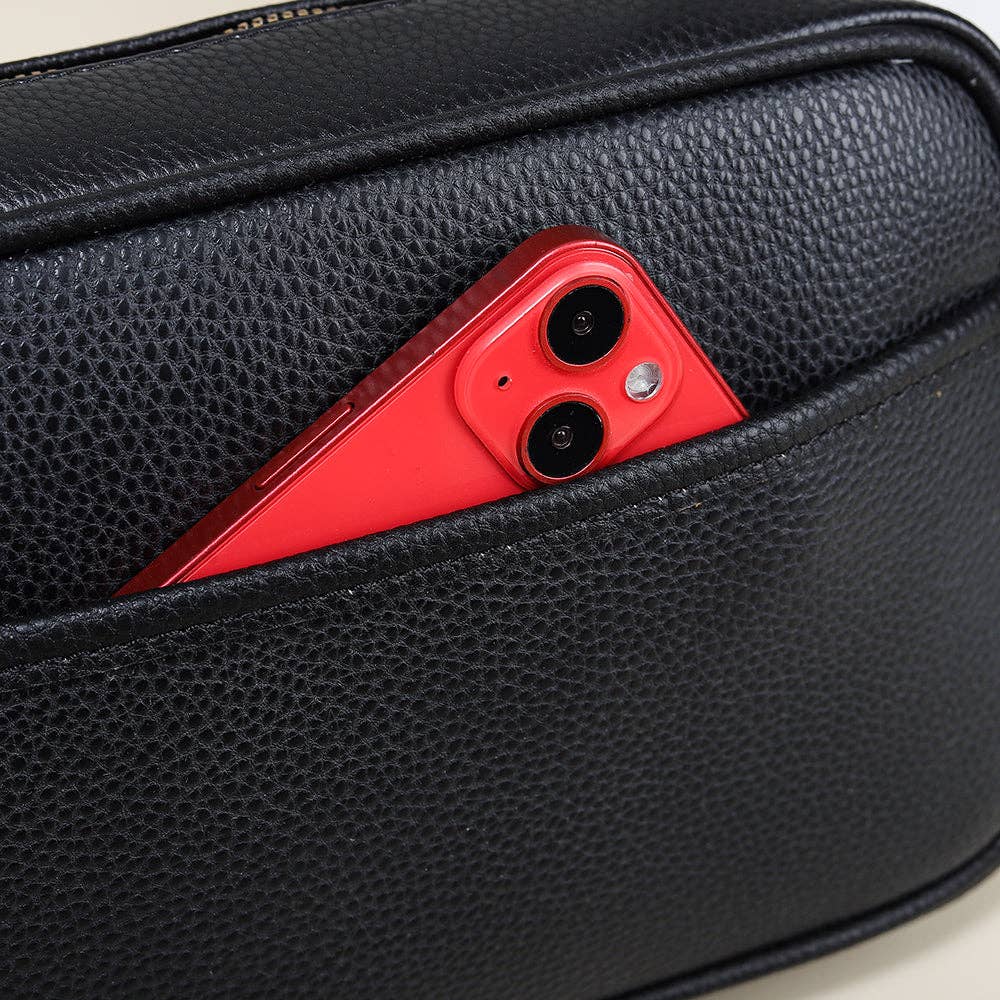 MiMi Wholesale - Wholesale Crossbody Bag - Women's - TG10204 Solid Color Tassel Camera Crossbody Bag24