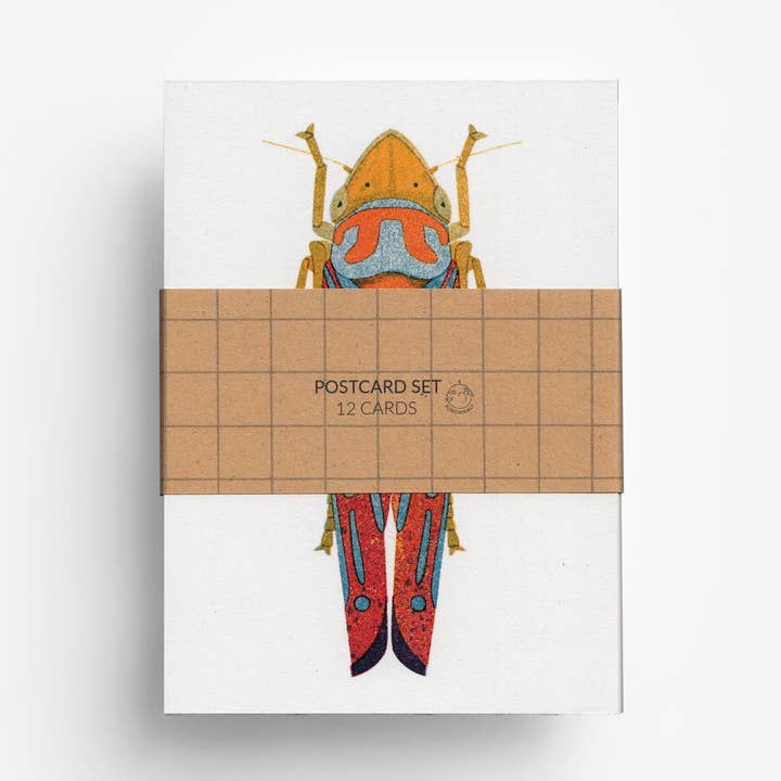 Postkartenset mit 12 Insektenkarten DIN A6 für den Großhandel von jungwiealt