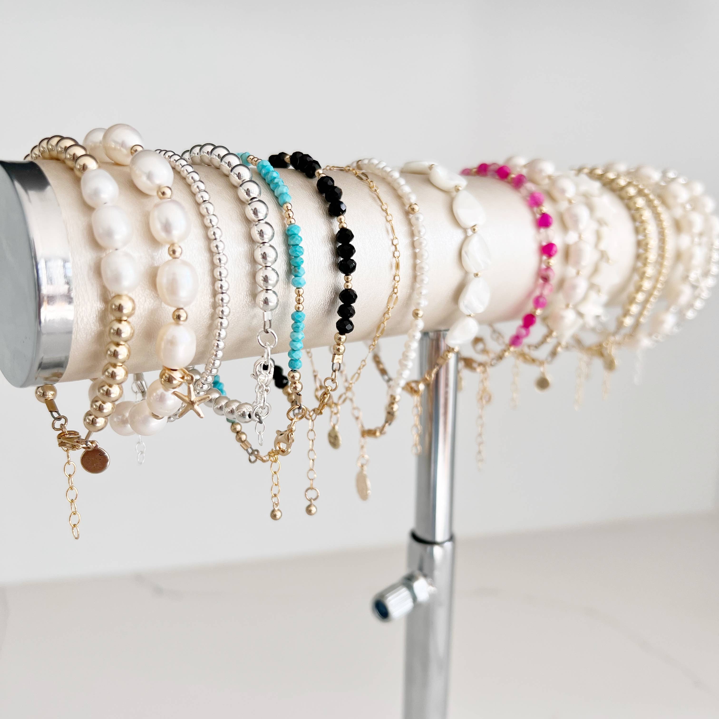 True by Kristy Jewelry - Wholesale Beaded Bracelet - Freshwater Pearl Beaded Gold Filled Bracelet4