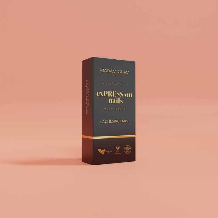 Nude Adhesive Tabs - exPRESS-on nails for wholesale on Faire2