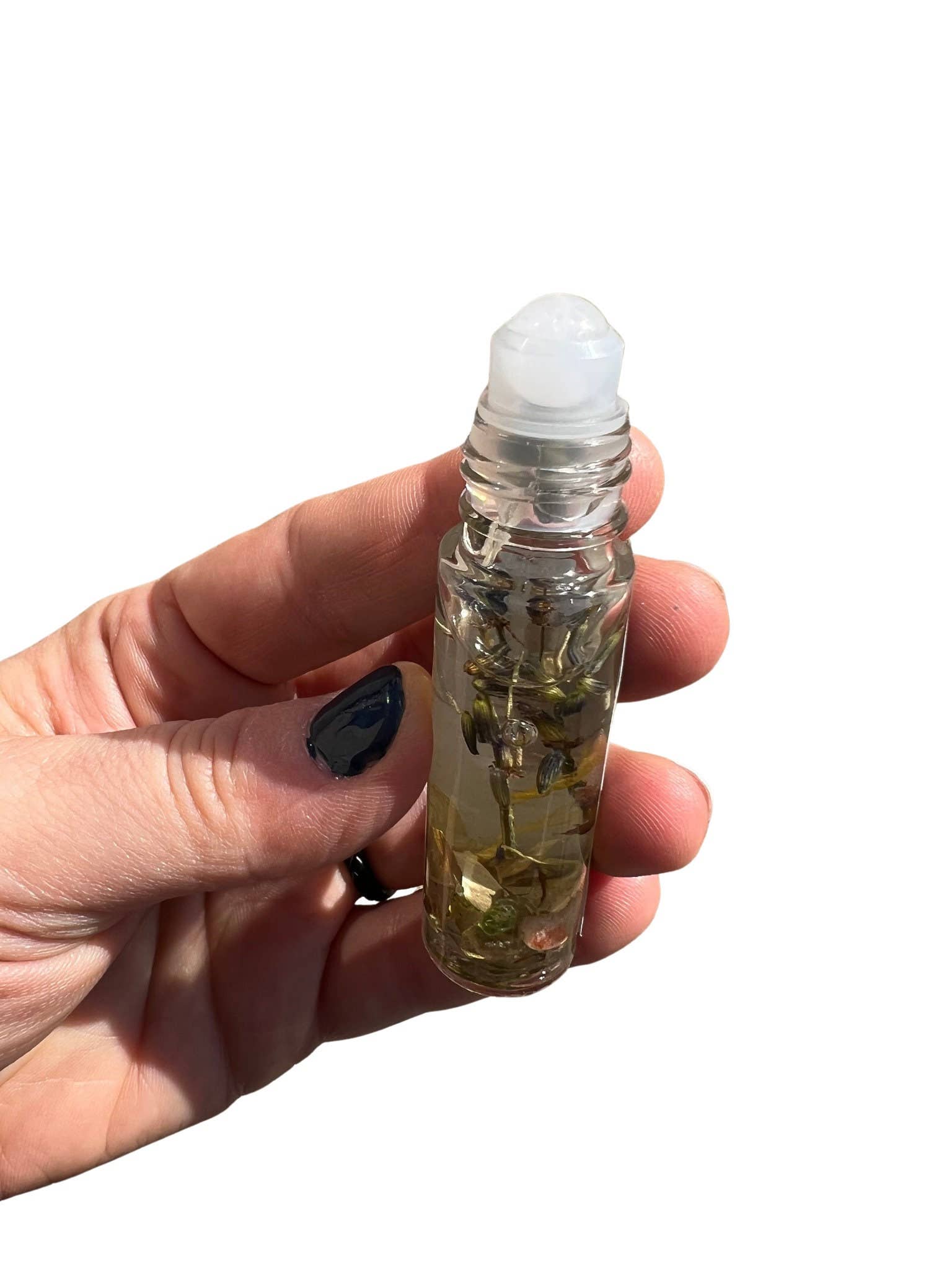 New Moon Beginnings - Wholesale Essential Oil Roll-On - Positive Energy Essential Oil Roll-On Clear Quartz Crystal2