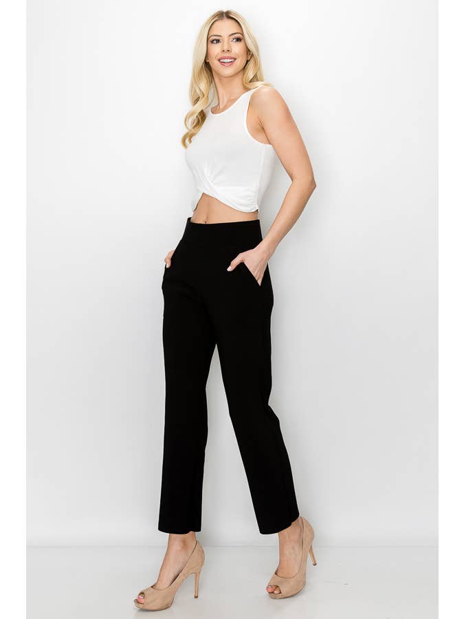 BLACK Kristy Crepe Knit Pant for wholesale on Faire