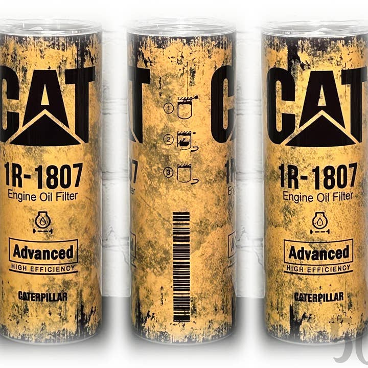 CAT Oil Filter 1R-1807 Tumbler for wholesale by 5C's Wholesale