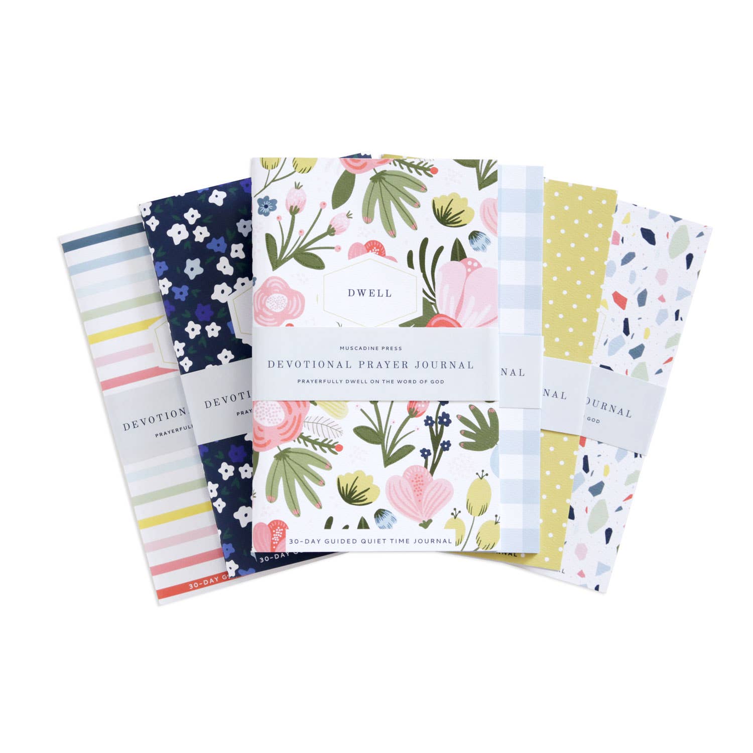 Muscadine Press - Wholesale Journal/Diary - Bible Study Journal (Mini), Calico Blues3