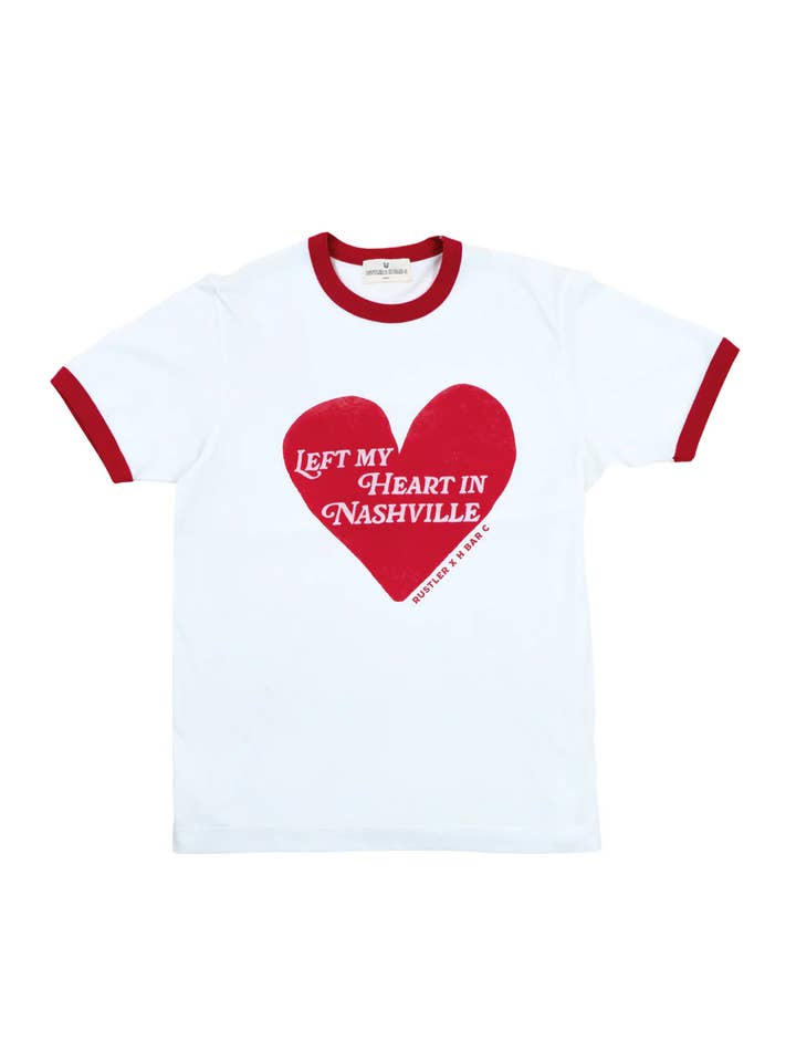 Left My Heart In Nashville Red Ringer Tee and other Purchase Wholesale ringer. Free Returns & Net 60 Terms on Faire trending on Faire.