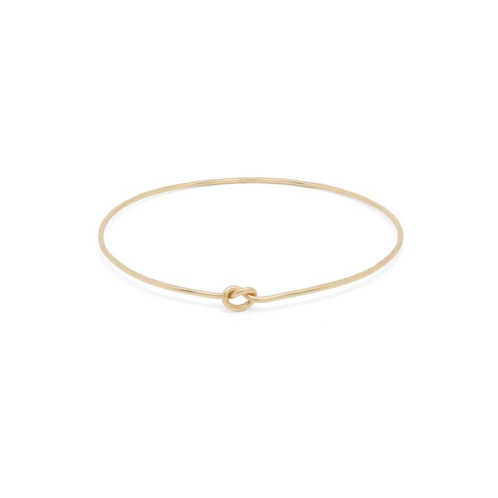 Shelby Love Knot Bangle for wholesale by Agapantha Jewelry