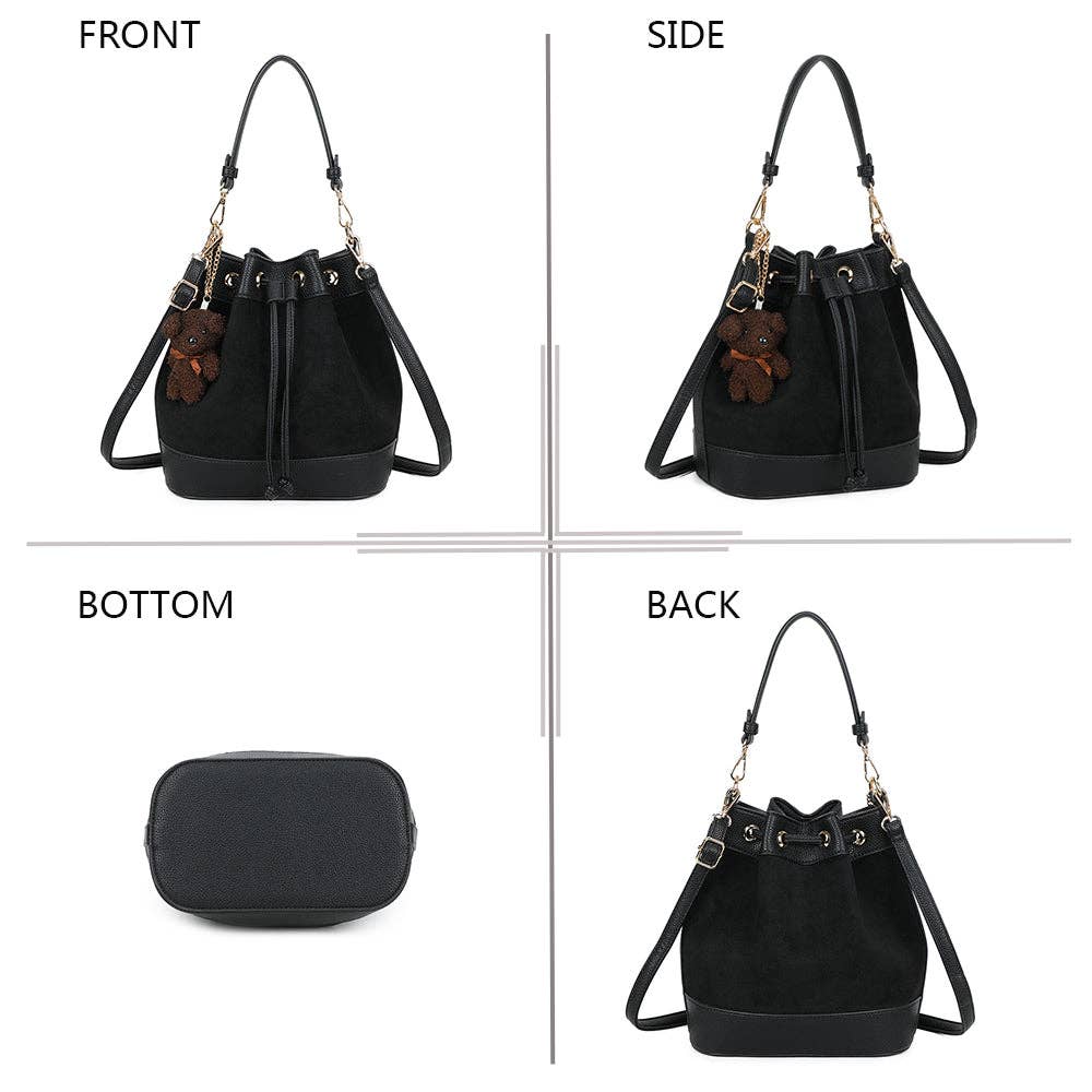 Gallantry - Wholesale Shoulder Bag - Women's - Oria Suedine(KJ-62050-1)4