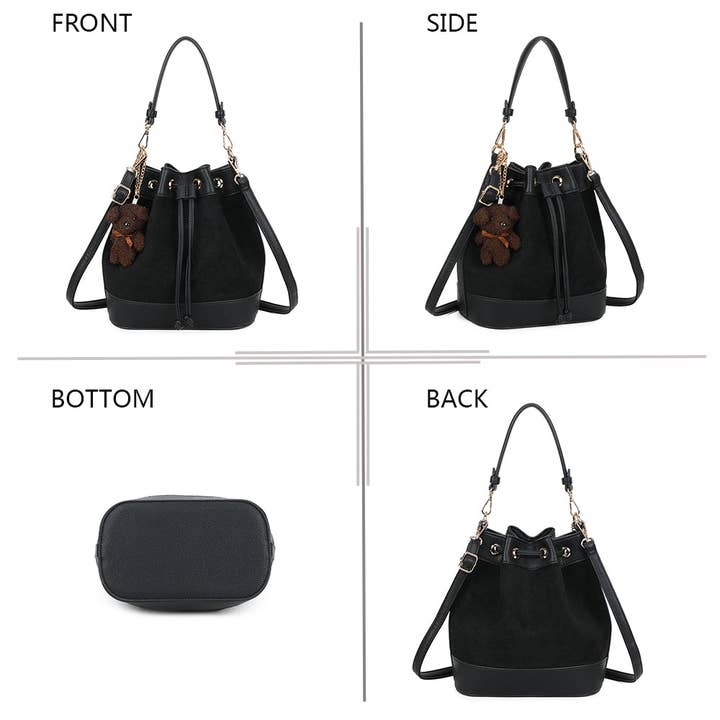 Gallantry - Wholesale Shoulder Bag - Women's - Oria Suedine(KJ-62050-1)8