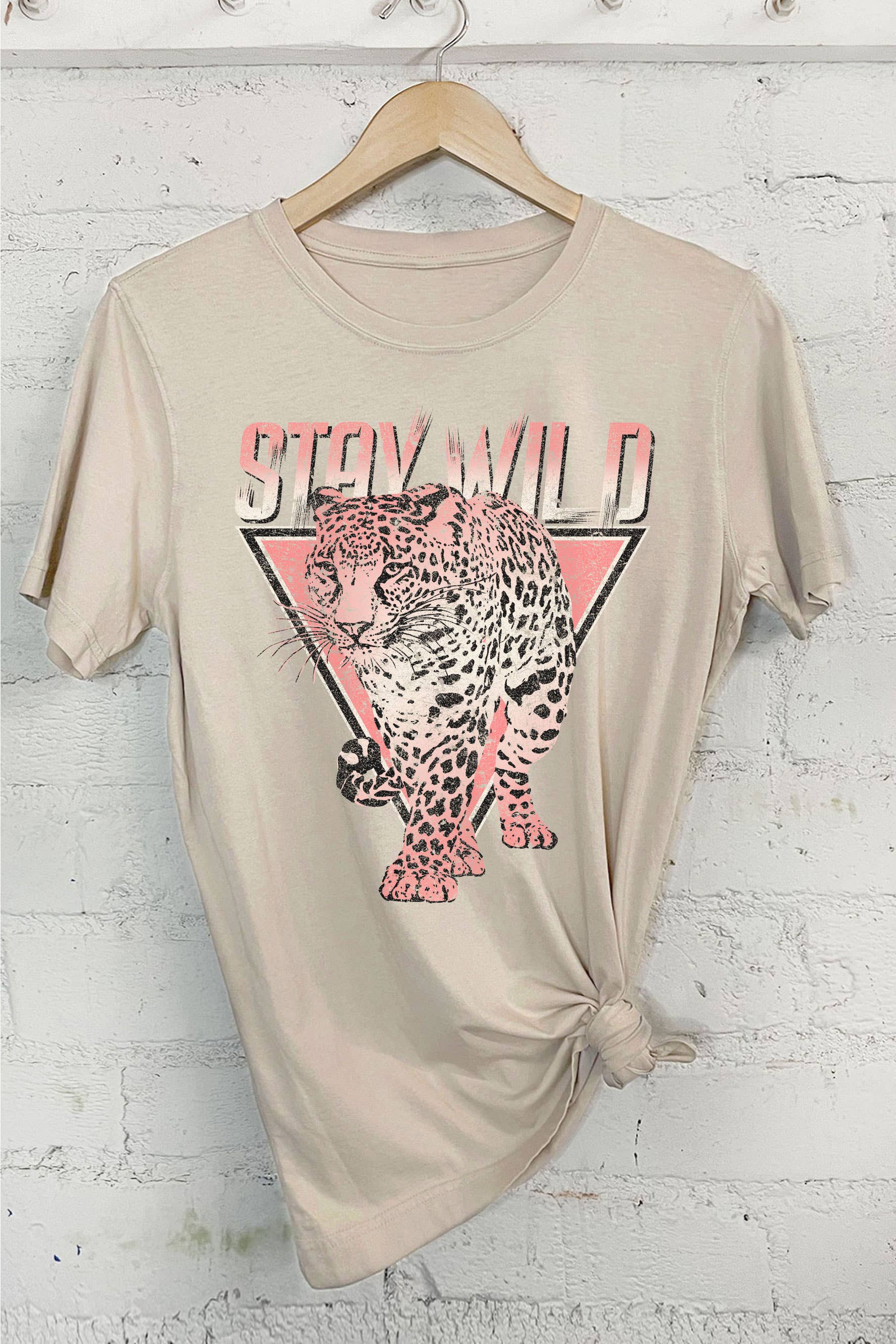 Rustee Clothing - Wholesale Screen Printed T-Shirt - Women's - STAY WILD3