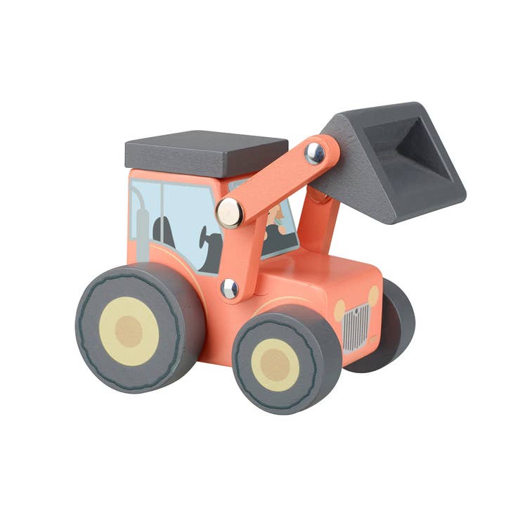 Orange Tree Toys - Wholesale Toy Car/Truck - Kids - NEW! Farm Wooden Loader Tractor