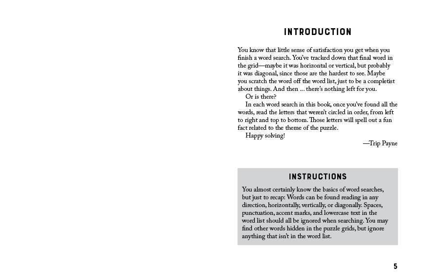 Hachette Book Group - Wholesale Puzzle - Adult - Sip & Solve Mini Word Search Puzzles by Trip Payne2