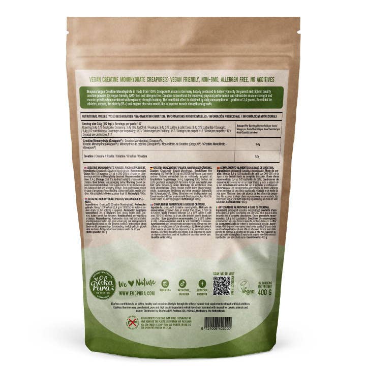 Ekopura Nutrition - Wholesale Protein/Superfood Powder - Creatine Monohydrate (Vegan)4
