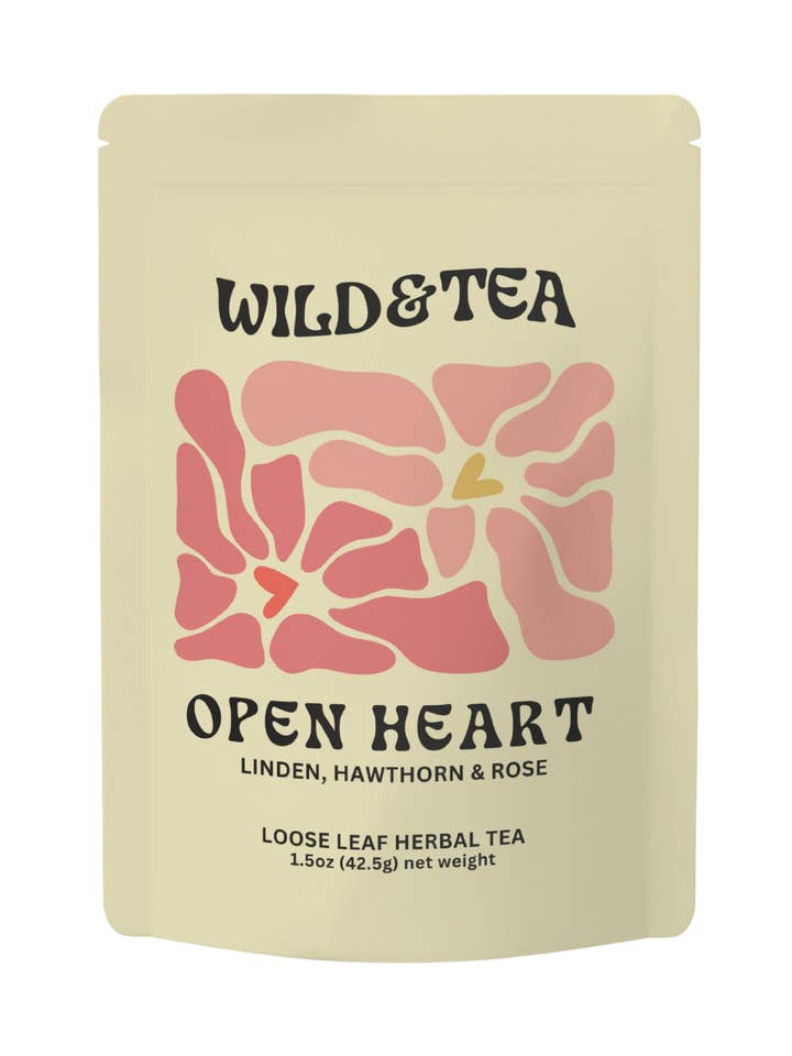 Open Heart Herbal Tea for wholesale by Wild & Tea