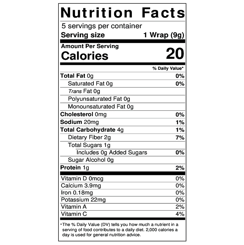 NewGem - Wholesale Shelf Stable Prepared Meal - Mango - 5pk Sushi Wraps8