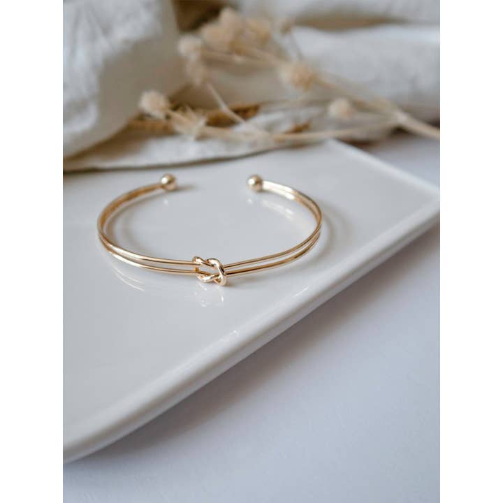 Bowie & Co - Wholesale Cuff bracelet - Double Knot Bangle