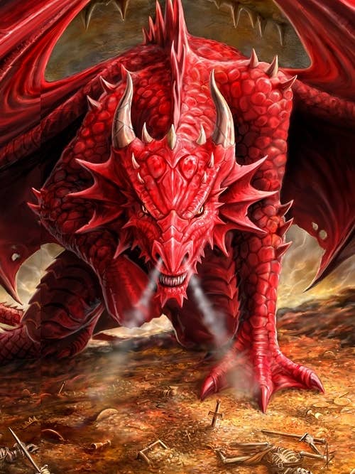 Dragon's Lair Card - 6 Pack by Anne Stokes AN66 for wholesale by Starlinks Gifts