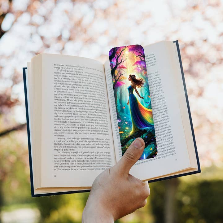 simply creative – wholesale Bokmärke – Härligt illustrerat älvtryckt bokmärke, Sidsparare, Book Lover Present5