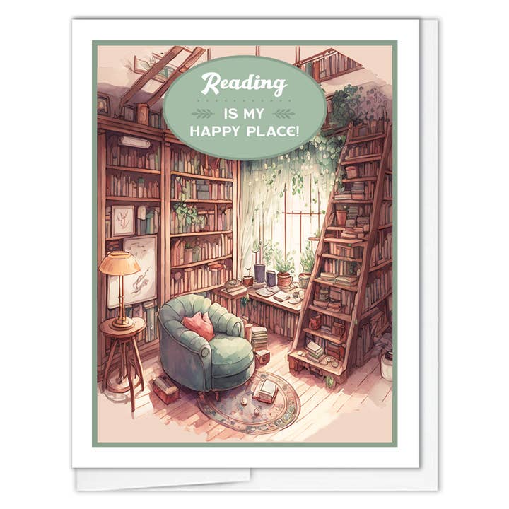 A2 - Happy Place for wholesale by JennyDidIt Note Cards