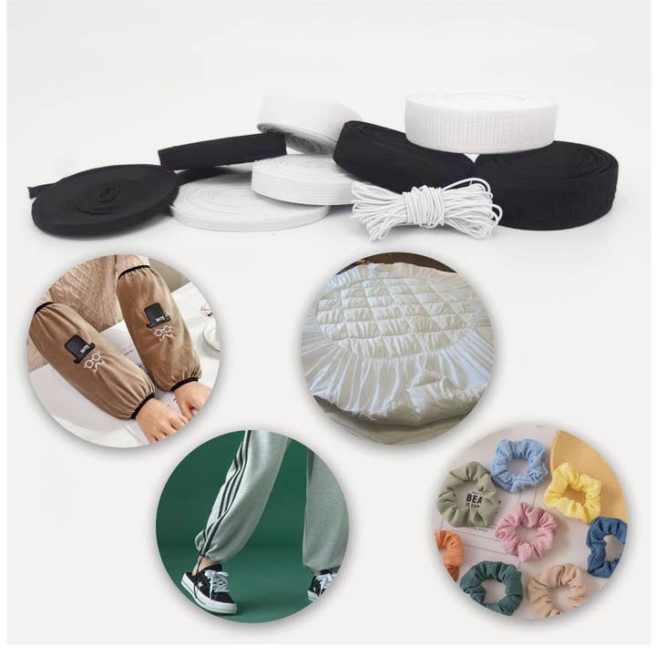 Max-Link Solutions Ltd – Engroshandel Håndværk forsyninger – Darnn sort elastik (6mm x 6 meter), strækbart fladbånd5