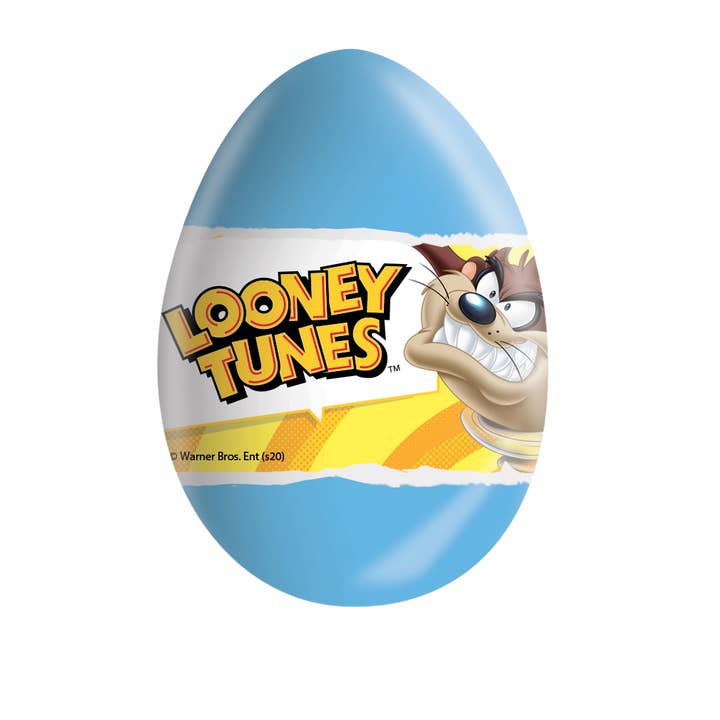 Candycat - Wholesale Chocolate Covered Sweets - Zaini - Ovo Chocolate Surprise - Looney Tunes - 24x20g