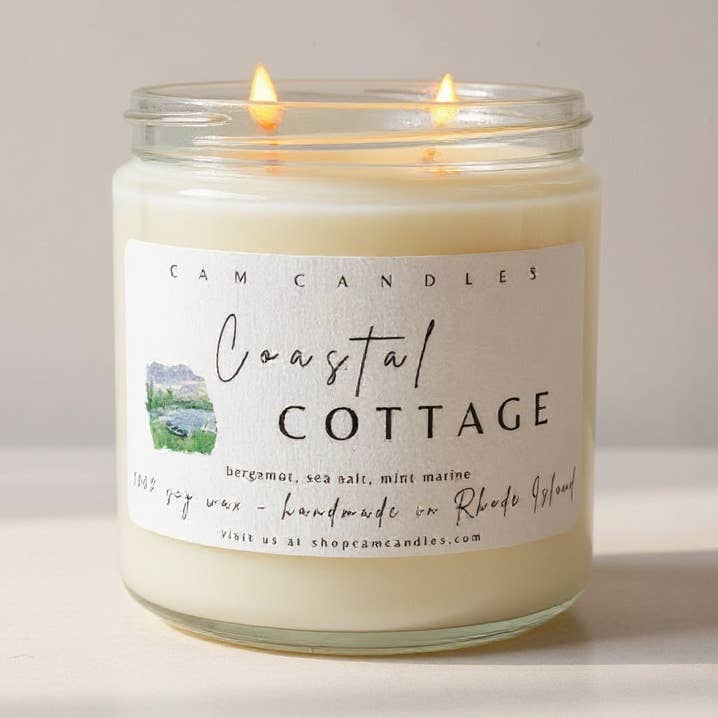 Cam Candles - Vente Bougie en bocal - Cottage Coastal0