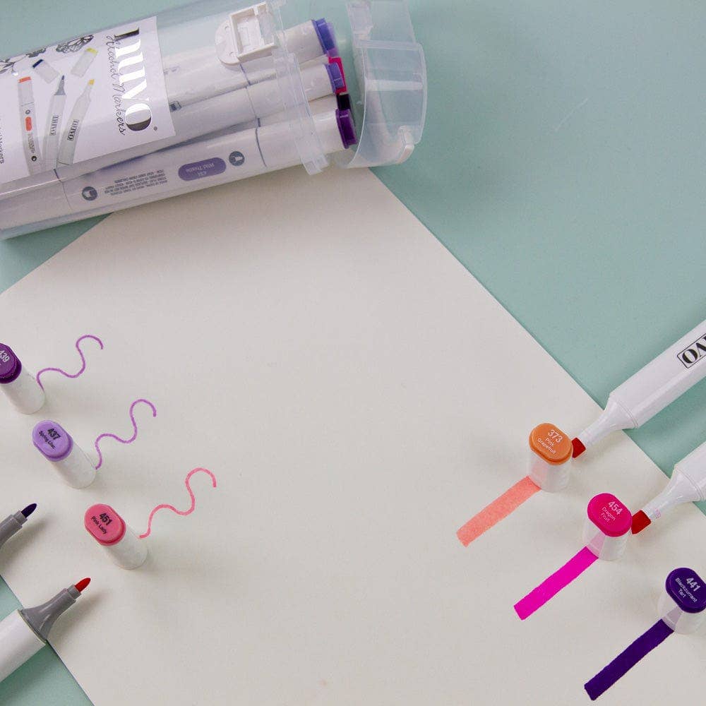 Tonic Studios - Wholesale Marker - Nuvo - Marker Pen Collection - Mermaid Tail - 12 Pack - 527n6